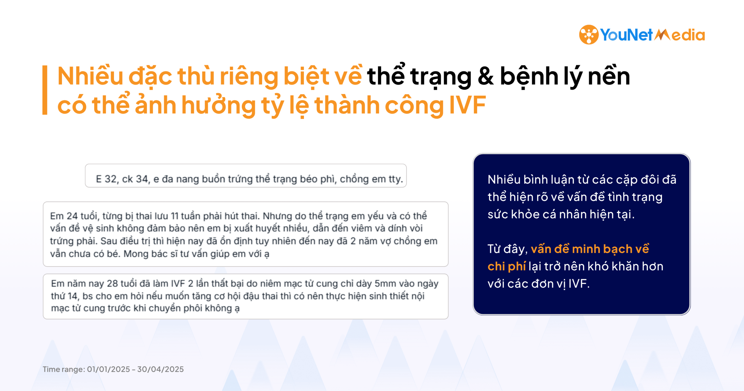 "Khoảng trống thông tin" về chi phí & quy trình: Hạn chế phổ biến tại các trung tâm IVF