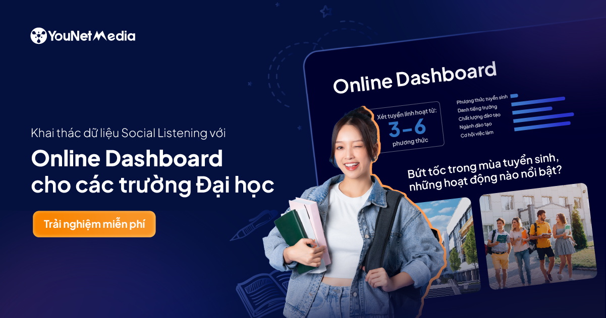 YouNet Media ra mắt Online Dashboard dành riêng cho các trường Đại học 