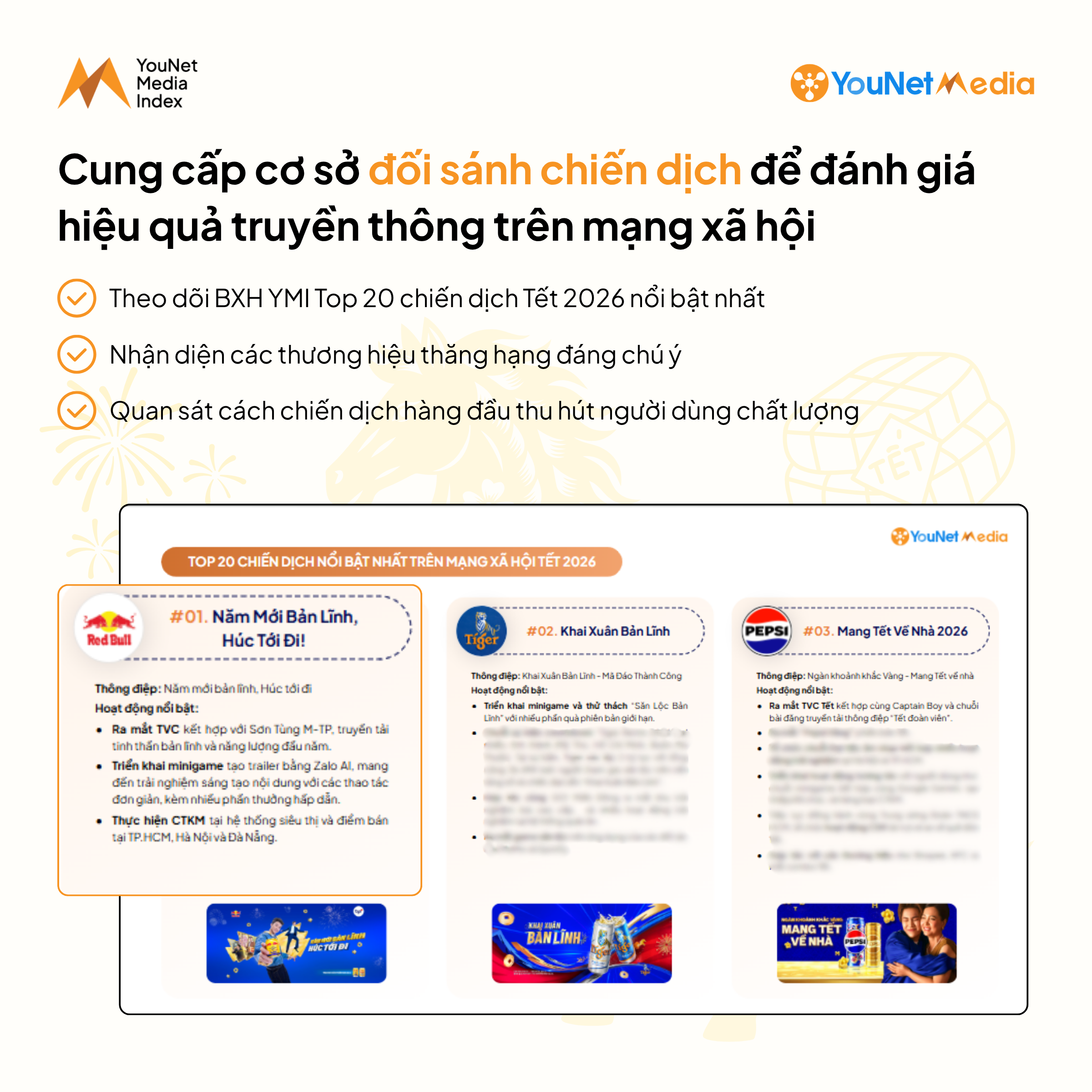 báo cáo winning tết giúp theo dõi và đối sánh các chiến dịch hàng đầu