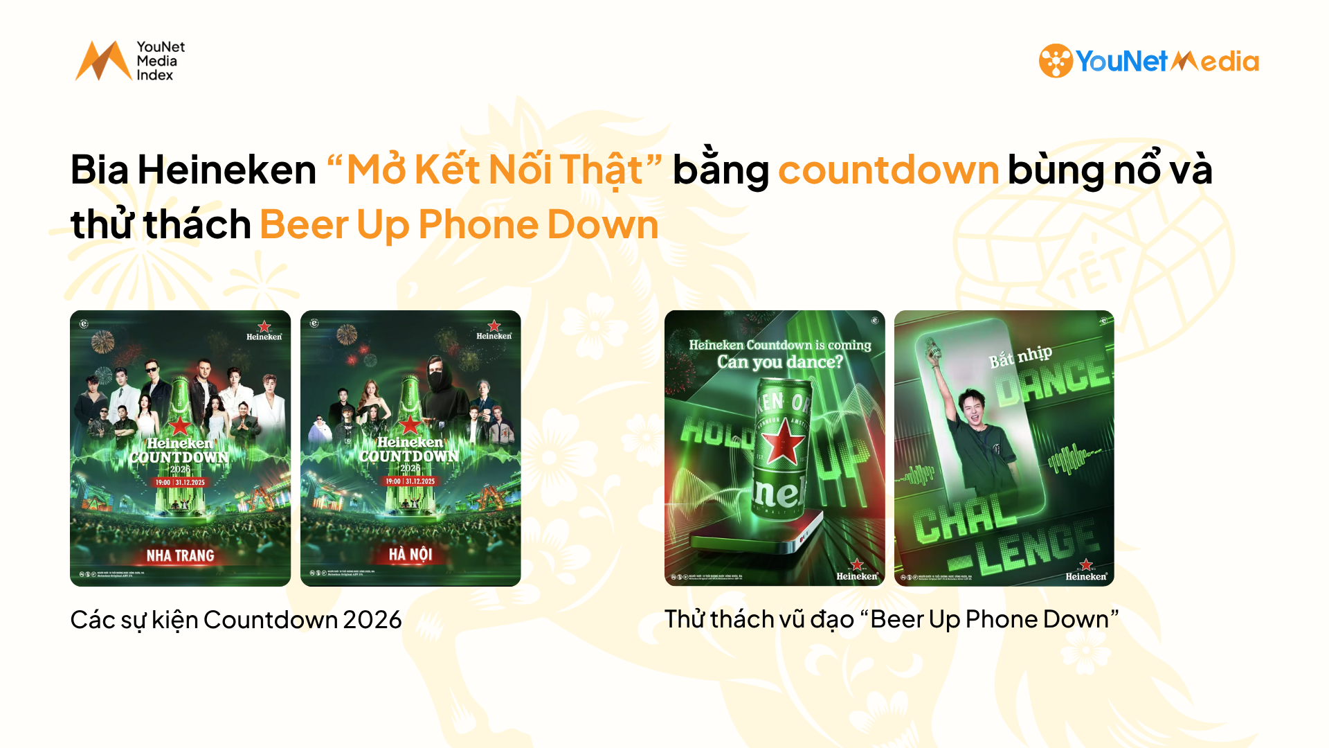 YMI Ranking Tết 2026: Giải mã các chiến dịch hàng đầu các hoạt động Tết 2026 nổi bật của Bia Heineken