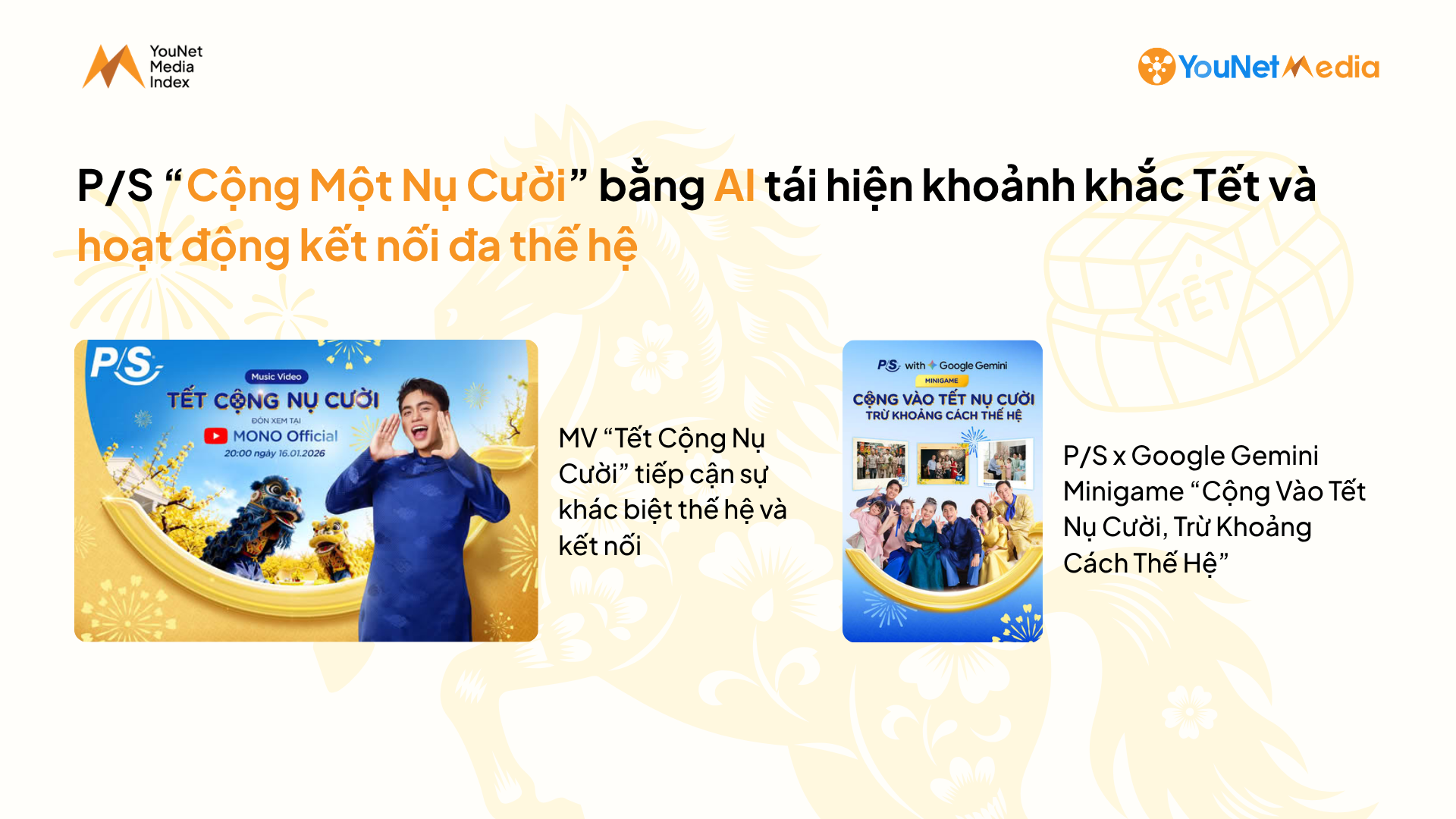 YMI Ranking Tết 2026: Giải mã các chiến dịch hàng đầu các hoạt động Tết 2026 nổi bật của P/S