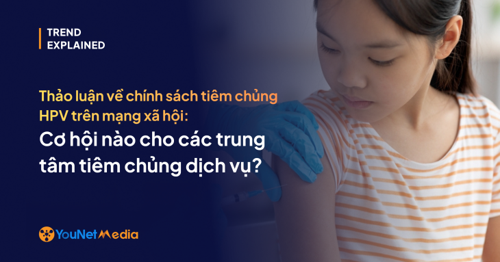 chính sách tiêm chủng HPV được thảo luận trên mạng xã hội thế nào, cơ hội nào cho các trung tâm tiêm chủng