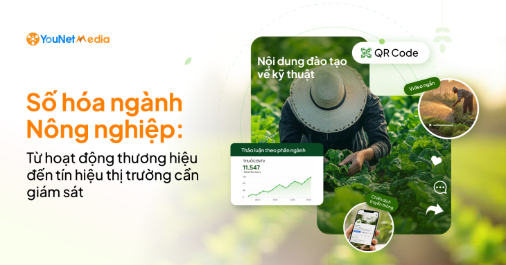 Số hóa ngành Nông nghiệp: Từ hoạt động thương hiệu đến tín hiệu thị trường cần giám sát 